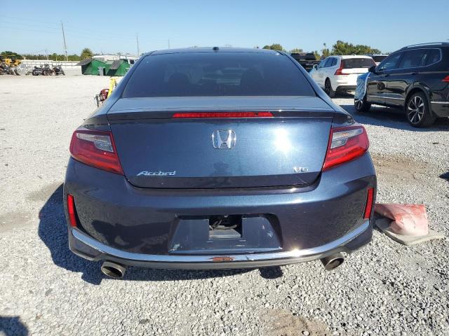 1HGCT2B83HA003680 - 2017 HONDA ACCORD EXL BLUE photo 6