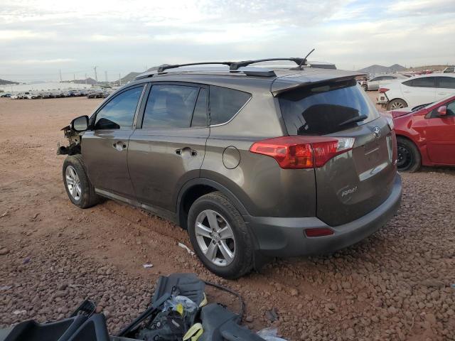 2T3WFREV2DW027140 - 2013 TOYOTA RAV4 XLE თაფლისფერი ფოტო 2