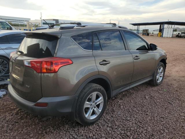 2T3WFREV2DW027140 - 2013 TOYOTA RAV4 XLE თაფლისფერი ფოტო 3