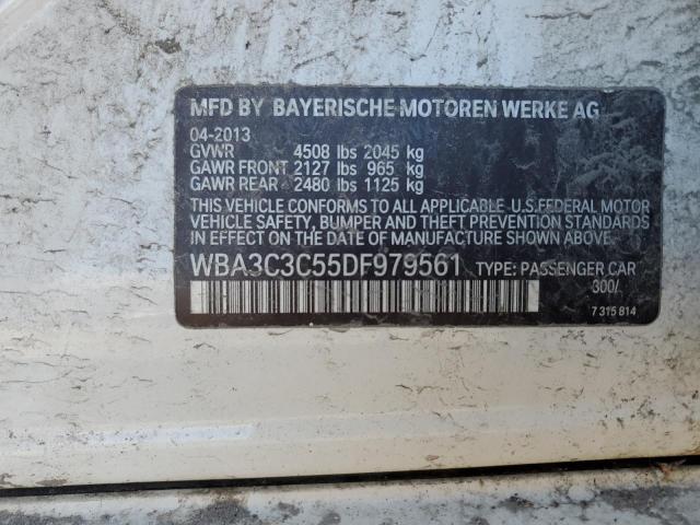 WBA3C3C55DF979561 - 2013 BMW 320 I XDRIVE Weiß Foto 13