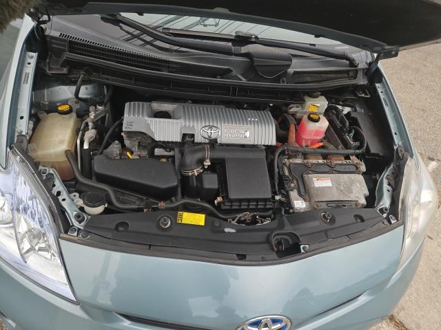 JTDKN3DP5C3018242 - 2012 TOYOTA PRIUS PLUG أخضر صورة 7