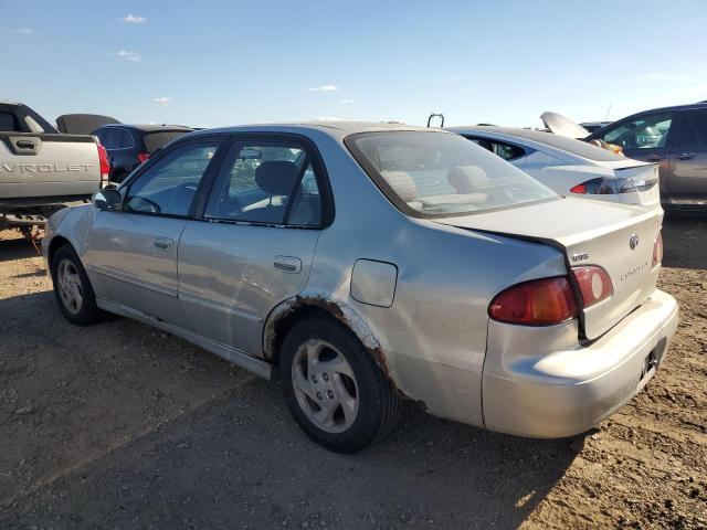 1NXBR12E71Z424598 - 2001 TOYOTA COROLLA CE SILVER photo 2