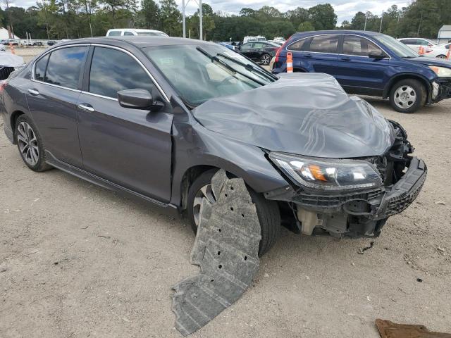 1HGCR2F52EA026846 - 2014 HONDA ACCORD SPORT GRAY photo 4