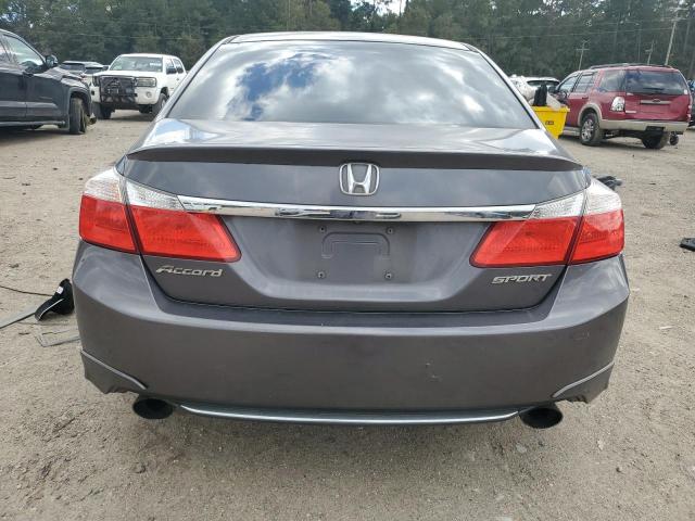1HGCR2F52EA026846 - 2014 HONDA ACCORD SPORT GRAY photo 6