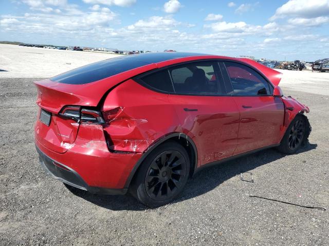7SAYGDEE5NF387540 - 2022 TESLA MODEL Y Rojo foto 3