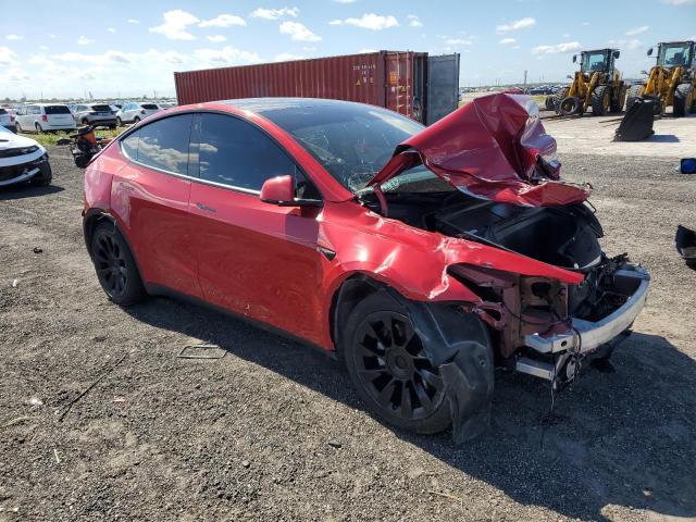 7SAYGDEE5NF387540 - 2022 TESLA MODEL Y Rojo foto 4