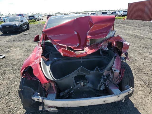 7SAYGDEE5NF387540 - 2022 TESLA MODEL Y Rojo foto 5