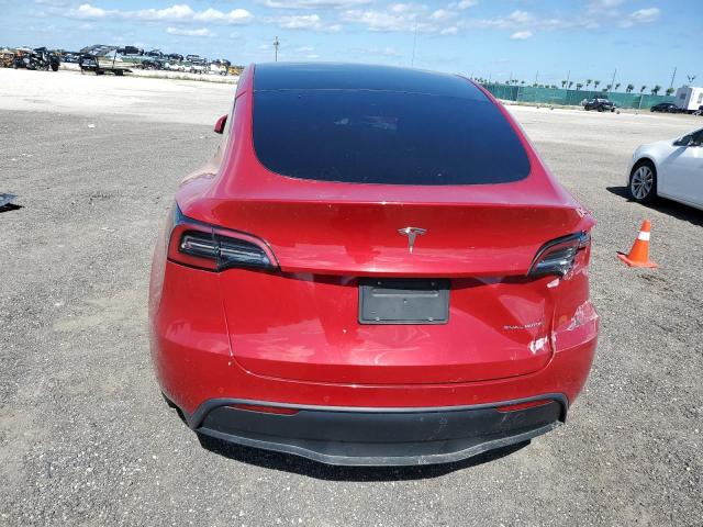 7SAYGDEE5NF387540 - 2022 TESLA MODEL Y Rojo foto 6