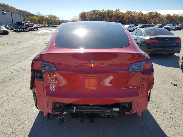 7SAYGDEEXPF861596 - 2023 TESLA MODEL Y RED photo 6