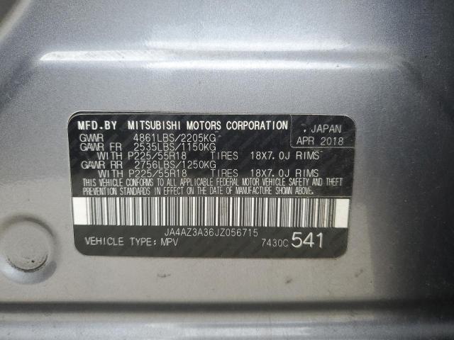 JA4AZ3A36JZ056715 - 2018 MITSUBISHI OUTLANDER SE 灰色 照片 13