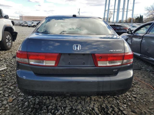 1HGCM56874A005886 - 2004 HONDA ACCORD EX BLUE photo 6