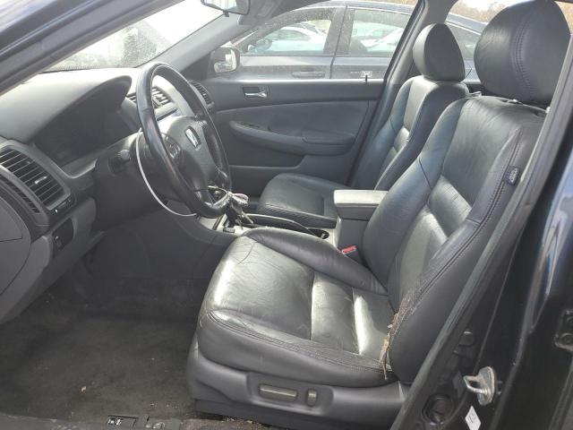 1HGCM56874A005886 - 2004 HONDA ACCORD EX BLUE photo 7