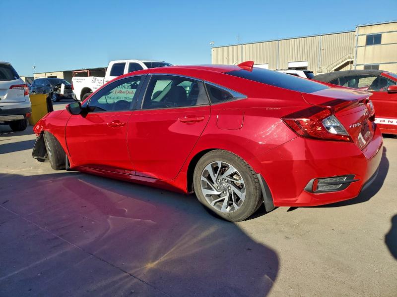 2HGFC2F76HH577190 - 2017 HONDA CIVIC EX წითელი ფოტო 2