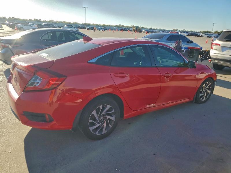 2HGFC2F76HH577190 - 2017 HONDA CIVIC EX წითელი ფოტო 3