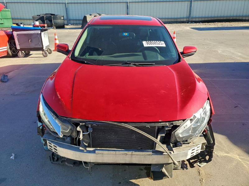 2HGFC2F76HH577190 - 2017 HONDA CIVIC EX წითელი ფოტო 5