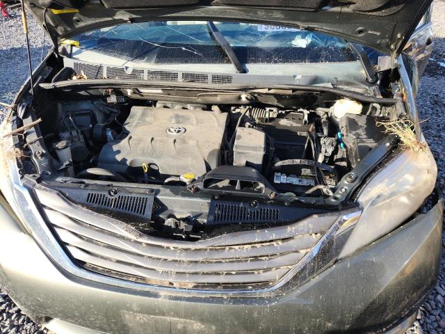 5TDYK3DC6CS260407 - 2012 TOYOTA SIENNA XLE 灰色 照片 12