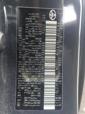 5YFB4MDE0RP168489 - 2024 TOYOTA COROLLA LE GRAY photo 12