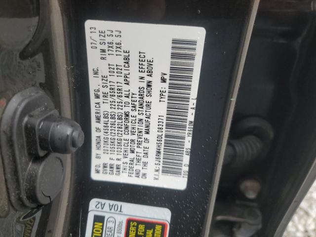 5J6RM4H56DL083371 - 2013 HONDA CR-V EX BROWN photo 13