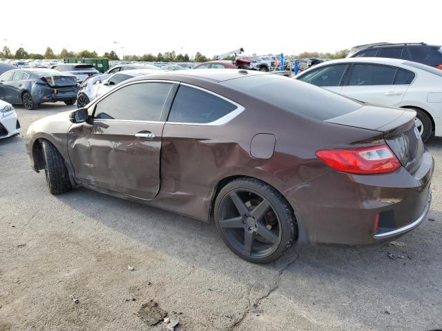 1HGCT1B87FA004547 - 2015 HONDA ACCORD EXL BROWN photo 2