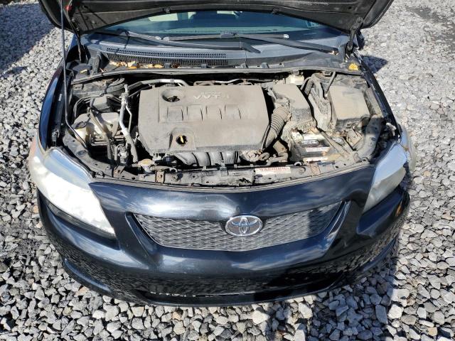 2T1BU40E09C176808 - 2009 TOYOTA COROLLA BASE BLACK photo 11