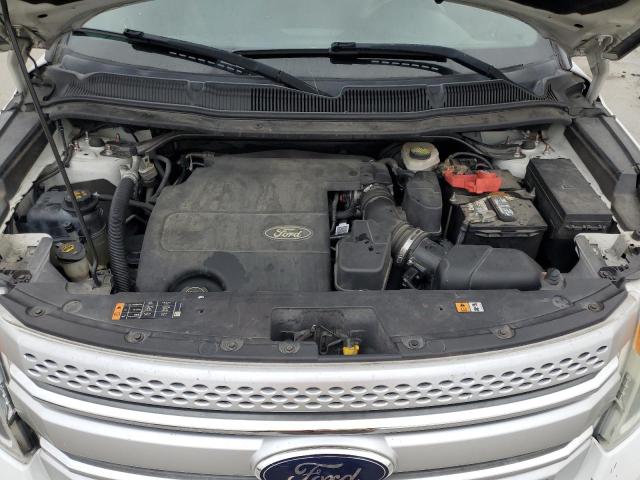 1FM5K7D83EGC38914 - 2014 FORD EXPLORER XLT WHITE photo 12