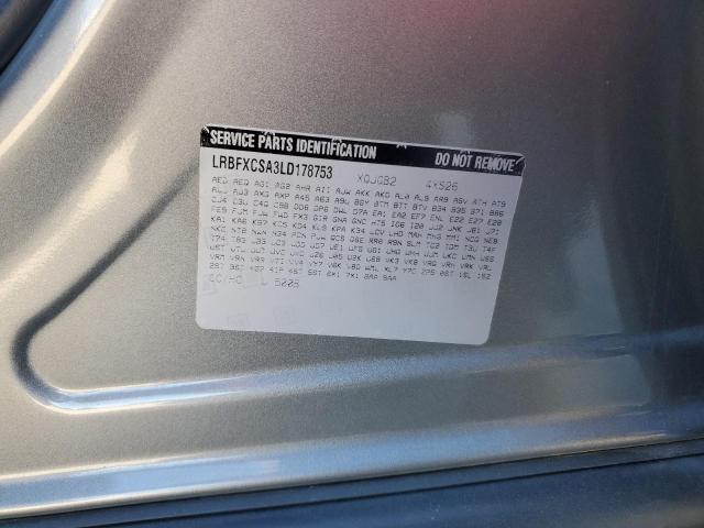 LRBFXCSA3LD178753 - 2020 BUICK ENVISION ESSENCE Մոխրագույն լուսանկար 13