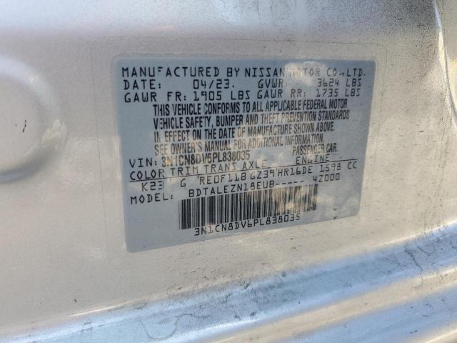 3N1CN8DV6PL838035 - 2023 NISSAN VERSA S Gümüş fotoğraf 12