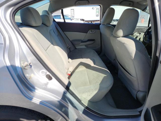 19XFB2F53CE071191 - 2012 HONDA CIVIC LX SILVER photo 10
