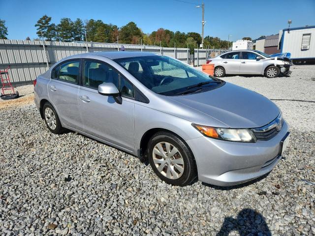 19XFB2F53CE071191 - 2012 HONDA CIVIC LX SILVER photo 4