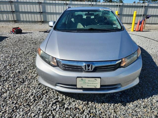 19XFB2F53CE071191 - 2012 HONDA CIVIC LX SILVER photo 5