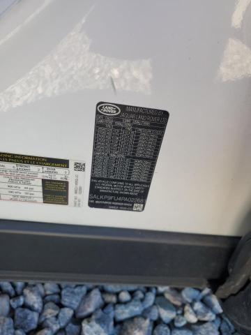 SALKP9FU4PA022681 - 2023 LAND ROVER RANGE ROVE SE WHITE photo 12
