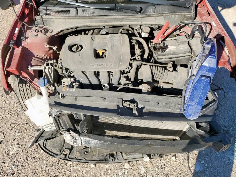 3KPF24AD0KE052476 - 2019 KIA FORTE FE RED photo 11