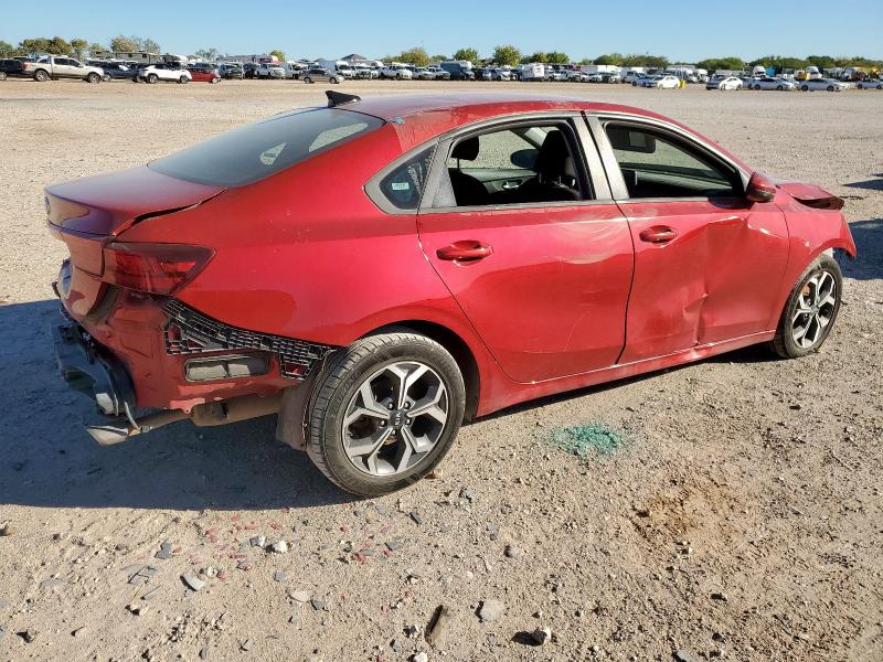 3KPF24AD0KE052476 - 2019 KIA FORTE FE RED photo 3