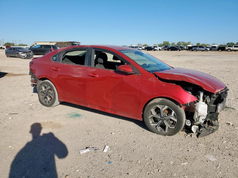 3KPF24AD0KE052476 - 2019 KIA FORTE FE RED photo 4