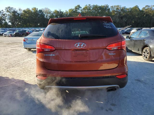 5XYZU3LB2FG243581 - 2015 HYUNDAI SANTA FE S ORANGE photo 6