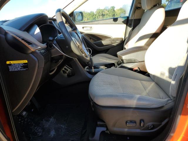 5XYZU3LB2FG243581 - 2015 HYUNDAI SANTA FE S ORANGE photo 7