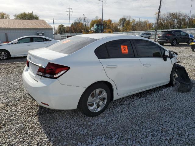 19XFB2F54DE042901 - 2013 HONDA CIVIC LX WHITE photo 3