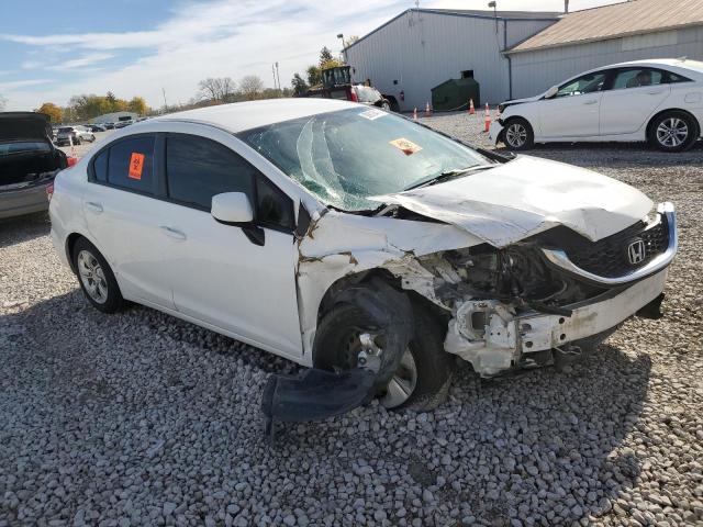 19XFB2F54DE042901 - 2013 HONDA CIVIC LX WHITE photo 4