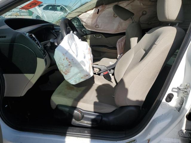 19XFB2F54DE042901 - 2013 HONDA CIVIC LX WHITE photo 7