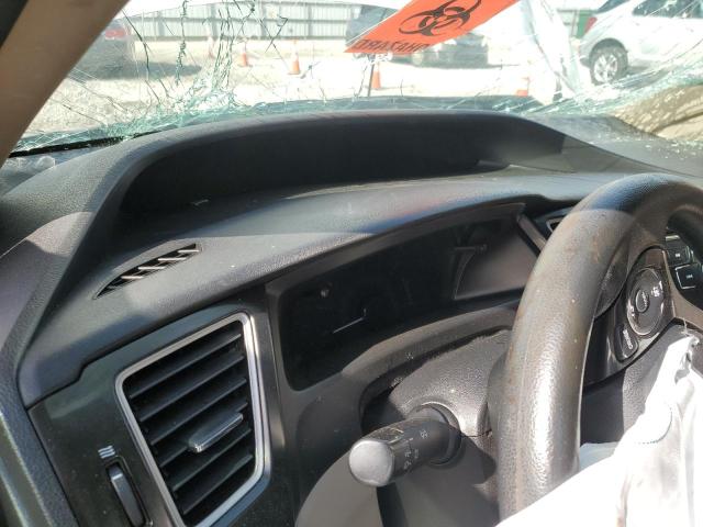 19XFB2F54DE042901 - 2013 HONDA CIVIC LX WHITE photo 9