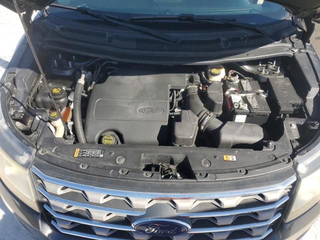 1FM5K7D83HGC14018 - 2017 FORD EXPLORER XLT GRAY photo 12