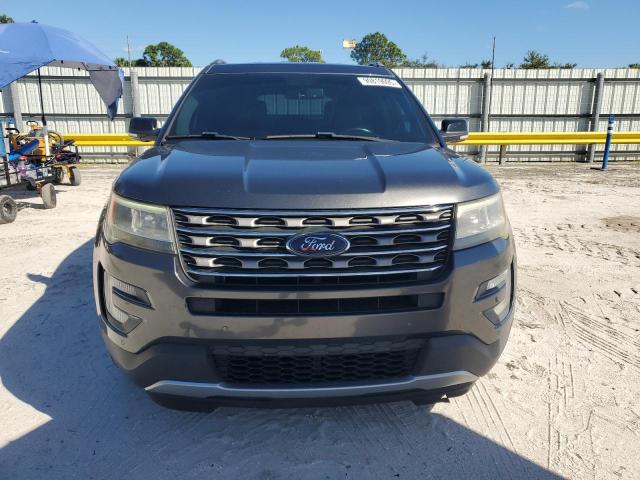 1FM5K7D83HGC14018 - 2017 FORD EXPLORER XLT GRAY photo 5