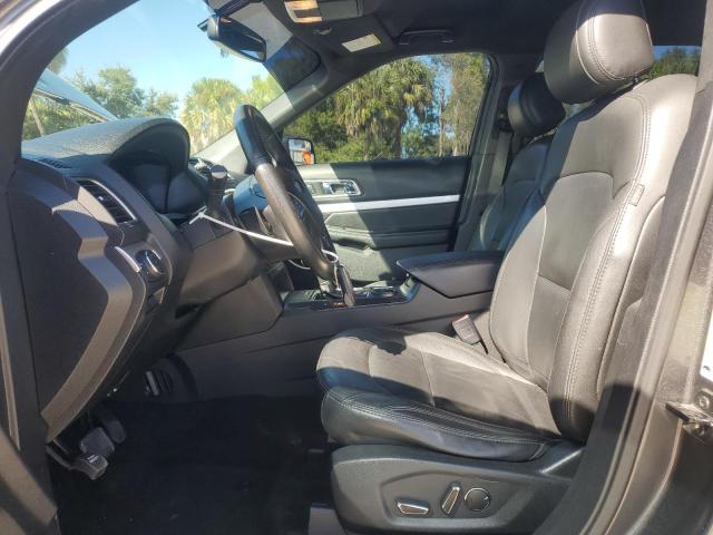 1FM5K7D83HGC14018 - 2017 FORD EXPLORER XLT GRAY photo 7