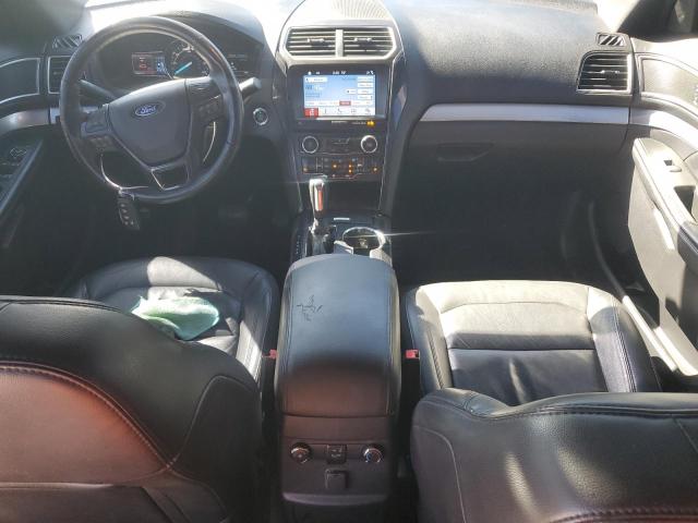 1FM5K7D83HGC14018 - 2017 FORD EXPLORER XLT GRAY photo 8