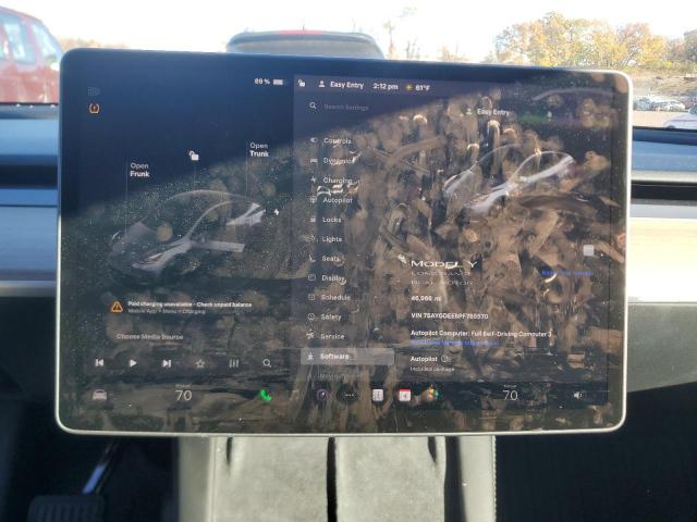 7SAYGDEE6PF785570 - 2023 TESLA MODEL Y Grau Foto 9