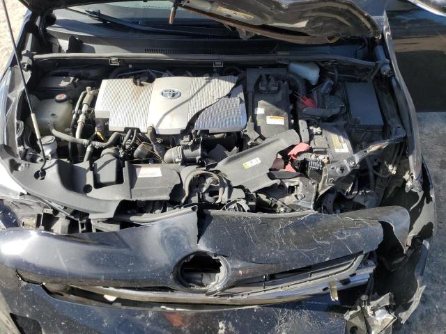 JTDKBRFU8J3596959 - 2018 TOYOTA PRIUS შავი ფოტო 11
