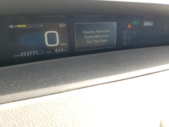 JTDKBRFU8J3596959 - 2018 TOYOTA PRIUS შავი ფოტო 9