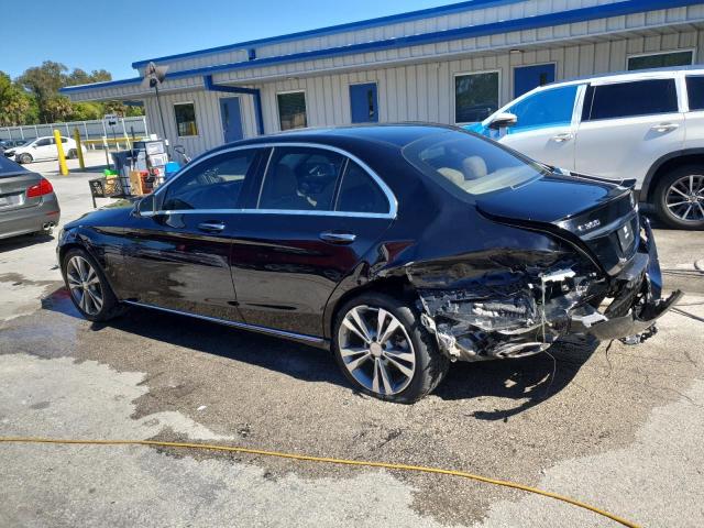 55SWF4KB7GU139017 - 2016 MERCEDES-BENZ C 300 4MATIC BLACK photo 2