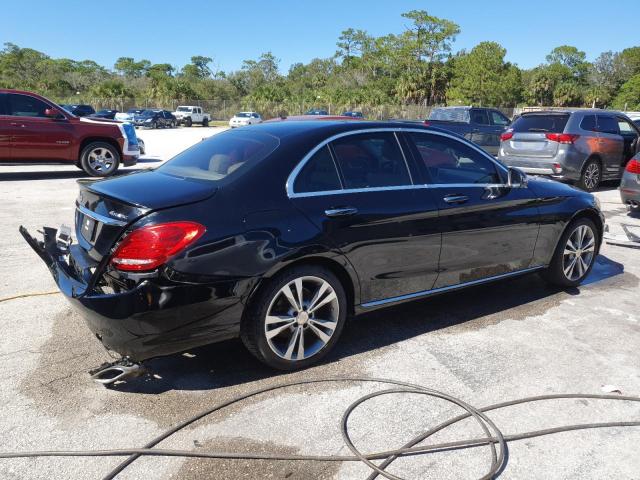 55SWF4KB7GU139017 - 2016 MERCEDES-BENZ C 300 4MATIC BLACK photo 3