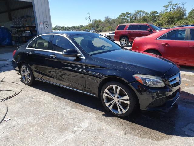 55SWF4KB7GU139017 - 2016 MERCEDES-BENZ C 300 4MATIC BLACK photo 4